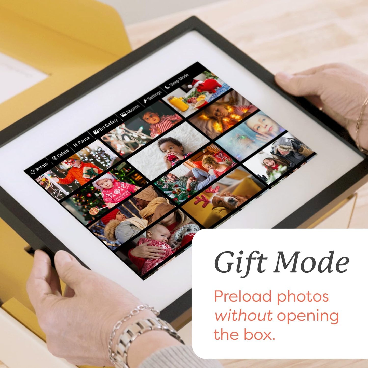 AeroPix™ - Cloud Photo Frame Intelligent Digital Wifi Touch Control