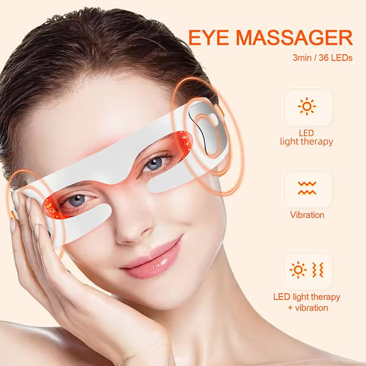 LumiGlow™ - Anti-aging Eye Massager LED Photon Therapy